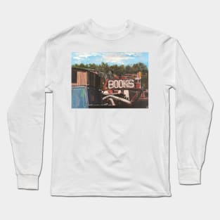 Buying Books Over Calm Waters, Canals, London Long Sleeve T-Shirt